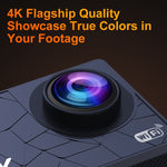กล้องแอคชั่น I5-361 หน้าจอ IPS HD 2.0 นิ้ว มุมกว้าง 4K WiFi รุ่นมีรีโมทและไม่มีรีโมท