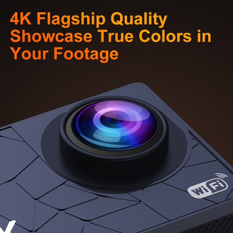 กล้องแอคชั่น I5-361 หน้าจอ IPS HD 2.0 นิ้ว มุมกว้าง 4K WiFi รุ่นมีรีโมทและไม่มีรีโมท