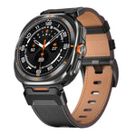 สายรัดนาฬิกาหนังสไตล์ Mecha สำหรับ Samsung Galaxy Watch Ultra 47 มม. / Ultra 2025