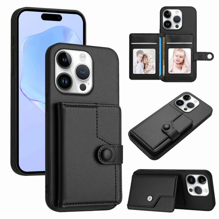 เคสโทรศัพท์กันขโมยแบบกระเป๋าใส่บัตรพร้อมปุ่มและ RFID สำหรับ iPhone 17 Pro Max, สำหรับ iPhone 17 Pro, สำหรับ iPhone 17, สำหรับ iPhone Air, สำหรับ iPhone 16 Pro Max, สำหรับ iPhone 16 Pro, สำหรับ iPhone 16 Plus, สำหรับ iPhone 16