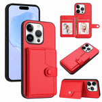 เคสโทรศัพท์กันขโมยแบบกระเป๋าใส่บัตรพร้อมปุ่มและ RFID สำหรับ iPhone 17 Pro Max, สำหรับ iPhone 17 Pro, สำหรับ iPhone 17, สำหรับ iPhone Air, สำหรับ iPhone 16 Pro Max, สำหรับ iPhone 16 Pro, สำหรับ iPhone 16 Plus, สำหรับ iPhone 16