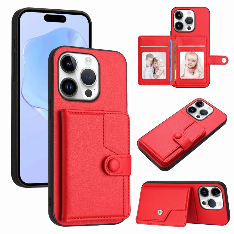 เคสโทรศัพท์กันขโมยแบบกระเป๋าใส่บัตรพร้อมปุ่มและ RFID สำหรับ iPhone 17 Pro Max, สำหรับ iPhone 17 Pro, สำหรับ iPhone 17, สำหรับ iPhone Air, สำหรับ iPhone 16 Pro Max, สำหรับ iPhone 16 Pro, สำหรับ iPhone 16 Plus, สำหรับ iPhone 16