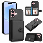 เคสโทรศัพท์กันขโมยแบบกระเป๋าใส่บัตรพร้อมปุ่มและ RFID สำหรับ iPhone 17 Pro Max, สำหรับ iPhone 17 Pro, สำหรับ iPhone 17, สำหรับ iPhone Air, สำหรับ iPhone 16 Pro Max, สำหรับ iPhone 16 Pro, สำหรับ iPhone 16 Plus, สำหรับ iPhone 16