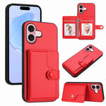 เคสโทรศัพท์กันขโมยแบบกระเป๋าใส่บัตรพร้อมปุ่มและ RFID สำหรับ iPhone 17 Pro Max, สำหรับ iPhone 17 Pro, สำหรับ iPhone 17, สำหรับ iPhone Air, สำหรับ iPhone 16 Pro Max, สำหรับ iPhone 16 Pro, สำหรับ iPhone 16 Plus, สำหรับ iPhone 16