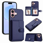 เคสโทรศัพท์กันขโมยแบบกระเป๋าใส่บัตรพร้อมปุ่มและ RFID สำหรับ iPhone 17 Pro Max, สำหรับ iPhone 17 Pro, สำหรับ iPhone 17, สำหรับ iPhone Air, สำหรับ iPhone 16 Pro Max, สำหรับ iPhone 16 Pro, สำหรับ iPhone 16 Plus, สำหรับ iPhone 16