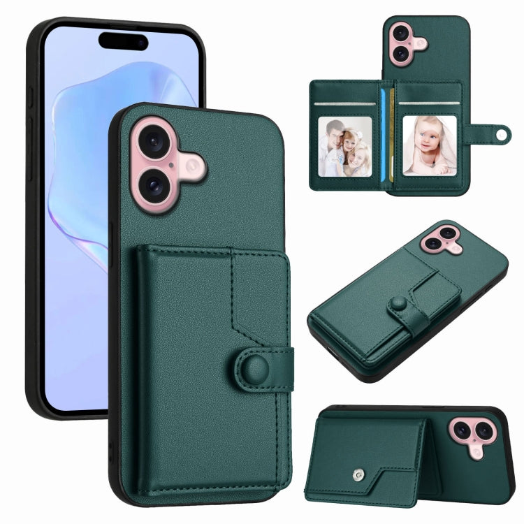 เคสโทรศัพท์กันขโมยแบบกระเป๋าใส่บัตรพร้อมปุ่มและ RFID สำหรับ iPhone 17 Pro Max, สำหรับ iPhone 17 Pro, สำหรับ iPhone 17, สำหรับ iPhone Air, สำหรับ iPhone 16 Pro Max, สำหรับ iPhone 16 Pro, สำหรับ iPhone 16 Plus, สำหรับ iPhone 16