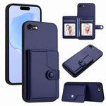 เคสโทรศัพท์กันขโมยแบบกระเป๋าใส่บัตรพร้อมปุ่มและ RFID สำหรับ iPhone SE 2022 / 2020, สำหรับ iPhone 13 Pro Max, สำหรับ iPhone 13 Pro, สำหรับ iPhone 13, สำหรับ iPhone 13 mini, สำหรับ iPhone 12, สำหรับ iPhone 12 Pro Max, สำหรับ iPhone 12 Pro