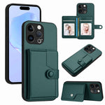 เคสโทรศัพท์กันขโมยแบบกระเป๋าใส่บัตรพร้อมปุ่มและ RFID สำหรับ iPhone SE 2022 / 2020, สำหรับ iPhone 13 Pro Max, สำหรับ iPhone 13 Pro, สำหรับ iPhone 13, สำหรับ iPhone 13 mini, สำหรับ iPhone 12, สำหรับ iPhone 12 Pro Max, สำหรับ iPhone 12 Pro