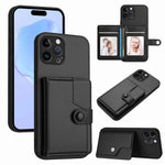 เคสโทรศัพท์กันขโมยแบบกระเป๋าใส่บัตรพร้อมปุ่มและ RFID สำหรับ iPhone SE 2022 / 2020, สำหรับ iPhone 13 Pro Max, สำหรับ iPhone 13 Pro, สำหรับ iPhone 13, สำหรับ iPhone 13 mini, สำหรับ iPhone 12, สำหรับ iPhone 12 Pro Max, สำหรับ iPhone 12 Pro