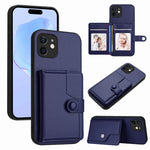 เคสโทรศัพท์กันขโมยแบบกระเป๋าใส่บัตรพร้อมปุ่มและ RFID สำหรับ iPhone 12 mini, สำหรับ iPhone 11 Pro Max, สำหรับ iPhone 11, สำหรับ iPhone 11 Pro, สำหรับ iPhone XS / X, สำหรับ iPhone XR, สำหรับ iPhone XS Max, สำหรับ iPhone 8 Plus / 7 Plus