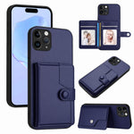 เคสโทรศัพท์กันขโมยแบบกระเป๋าใส่บัตรพร้อมปุ่มและ RFID สำหรับ iPhone 12 mini, สำหรับ iPhone 11 Pro Max, สำหรับ iPhone 11, สำหรับ iPhone 11 Pro, สำหรับ iPhone XS / X, สำหรับ iPhone XR, สำหรับ iPhone XS Max, สำหรับ iPhone 8 Plus / 7 Plus