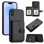 เคสโทรศัพท์กันขโมยแบบกระเป๋าใส่บัตรพร้อมปุ่มและ RFID สำหรับ iPhone 12 mini, สำหรับ iPhone 11 Pro Max, สำหรับ iPhone 11, สำหรับ iPhone 11 Pro, สำหรับ iPhone XS / X, สำหรับ iPhone XR, สำหรับ iPhone XS Max, สำหรับ iPhone 8 Plus / 7 Plus