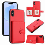 เคสโทรศัพท์กันขโมยแบบกระเป๋าใส่บัตรพร้อมปุ่มและ RFID สำหรับ iPhone 12 mini, สำหรับ iPhone 11 Pro Max, สำหรับ iPhone 11, สำหรับ iPhone 11 Pro, สำหรับ iPhone XS / X, สำหรับ iPhone XR, สำหรับ iPhone XS Max, สำหรับ iPhone 8 Plus / 7 Plus