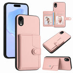 เคสโทรศัพท์กันขโมยแบบกระเป๋าใส่บัตรพร้อมปุ่มและ RFID สำหรับ iPhone 12 mini, สำหรับ iPhone 11 Pro Max, สำหรับ iPhone 11, สำหรับ iPhone 11 Pro, สำหรับ iPhone XS / X, สำหรับ iPhone XR, สำหรับ iPhone XS Max, สำหรับ iPhone 8 Plus / 7 Plus