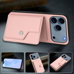 เคสโทรศัพท์กันขโมยแบบกระเป๋าใส่บัตรพร้อมปุ่มและ RFID สำหรับ iPhone 17 Pro Max, สำหรับ iPhone 17 Pro, สำหรับ iPhone 17, สำหรับ iPhone Air, สำหรับ iPhone 16 Pro Max, สำหรับ iPhone 16 Pro, สำหรับ iPhone 16 Plus, สำหรับ iPhone 16
