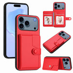 เคสโทรศัพท์กันขโมยแบบกระเป๋าใส่บัตรพร้อมปุ่มและ RFID สำหรับ iPhone 17 Pro Max, สำหรับ iPhone 17 Pro, สำหรับ iPhone 17, สำหรับ iPhone Air, สำหรับ iPhone 16 Pro Max, สำหรับ iPhone 16 Pro, สำหรับ iPhone 16 Plus, สำหรับ iPhone 16
