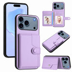 เคสโทรศัพท์กันขโมยแบบกระเป๋าใส่บัตรพร้อมปุ่มและ RFID สำหรับ iPhone 17 Pro Max, สำหรับ iPhone 17 Pro, สำหรับ iPhone 17, สำหรับ iPhone Air, สำหรับ iPhone 16 Pro Max, สำหรับ iPhone 16 Pro, สำหรับ iPhone 16 Plus, สำหรับ iPhone 16