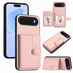 เคสโทรศัพท์กันขโมยแบบกระเป๋าใส่บัตรพร้อมปุ่มและ RFID สำหรับ iPhone 17 Pro Max, สำหรับ iPhone 17 Pro, สำหรับ iPhone 17, สำหรับ iPhone Air, สำหรับ iPhone 16 Pro Max, สำหรับ iPhone 16 Pro, สำหรับ iPhone 16 Plus, สำหรับ iPhone 16