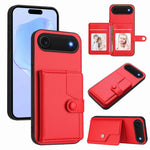เคสโทรศัพท์กันขโมยแบบกระเป๋าใส่บัตรพร้อมปุ่มและ RFID สำหรับ iPhone 17 Pro Max, สำหรับ iPhone 17 Pro, สำหรับ iPhone 17, สำหรับ iPhone Air, สำหรับ iPhone 16 Pro Max, สำหรับ iPhone 16 Pro, สำหรับ iPhone 16 Plus, สำหรับ iPhone 16