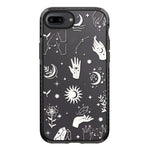 Simple Illustration Pattern Full Coverage Phone Case, For iPhone 7 Plus / 8 Plus