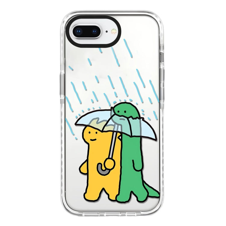 Simple Illustration Pattern Full Coverage Phone Case, For iPhone 7 Plus / 8 Plus