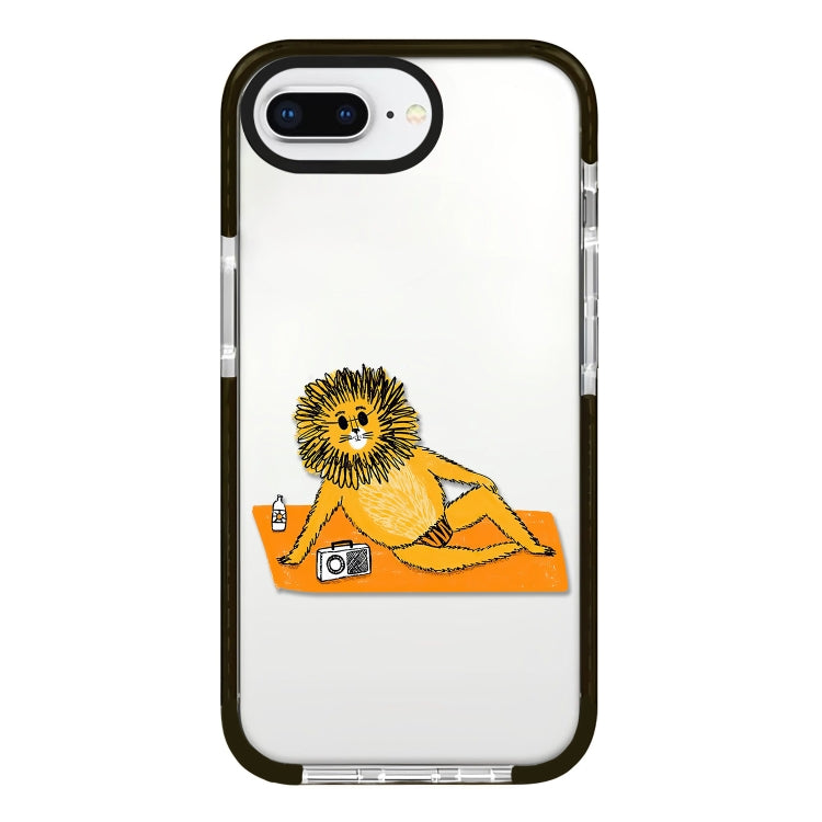 Simple Illustration Pattern Full Coverage Phone Case, For iPhone 7 Plus / 8 Plus