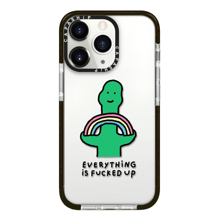 Simple Illustration Pattern Full Coverage Phone Case, For iPhone 11 Pro Max