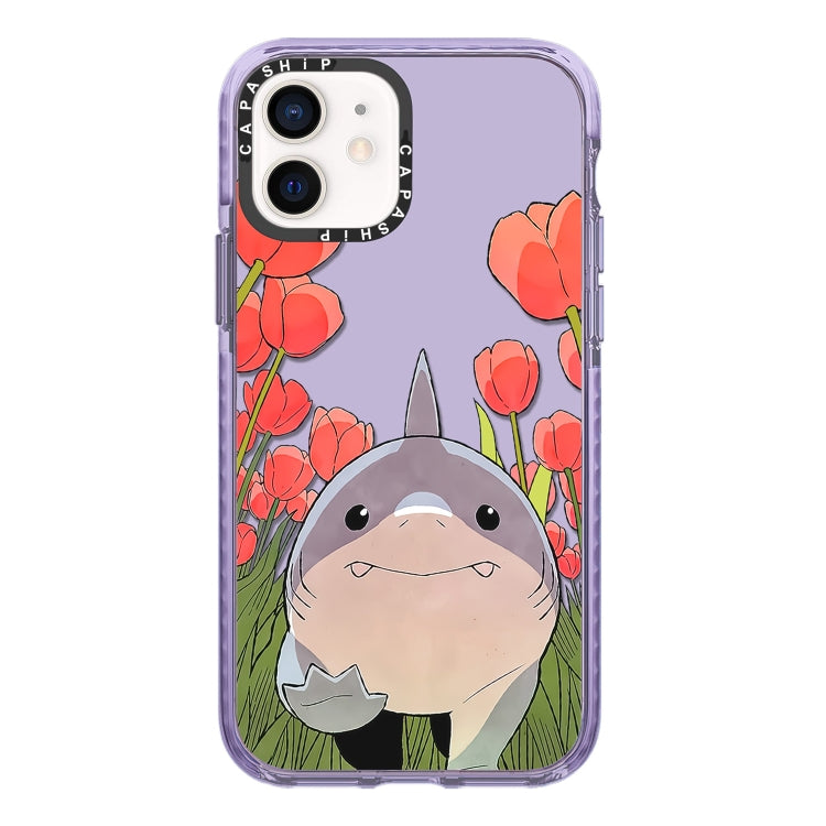 Simple Illustration Pattern Full Coverage Phone Case, For iPhone 12 mini