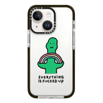 Simple Illustration Pattern Full Coverage Phone Case, For iPhone 13
