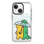 Simple Illustration Pattern Full Coverage Phone Case, For iPhone 14