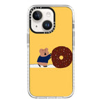 Simple Illustration Pattern Full Coverage Phone Case, For iPhone 15