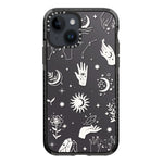 Simple Illustration Pattern Full Coverage Phone Case, For iPhone 15 Plus