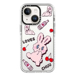 Simple Illustration Pattern Full Coverage Phone Case, For iPhone 15 Plus