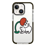 Simple Illustration Pattern Full Coverage Phone Case, For iPhone 15 Plus