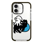 Simple Illustration Pattern Full Coverage Phone Case, For iPhone 16