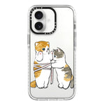 Simple Illustration Pattern Full Coverage Phone Case, For iPhone 16