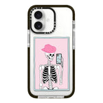 Simple Illustration Pattern Full Coverage Phone Case, For iPhone 16