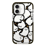 Simple Illustration Pattern Full Coverage Phone Case, For iPhone 16 Plus