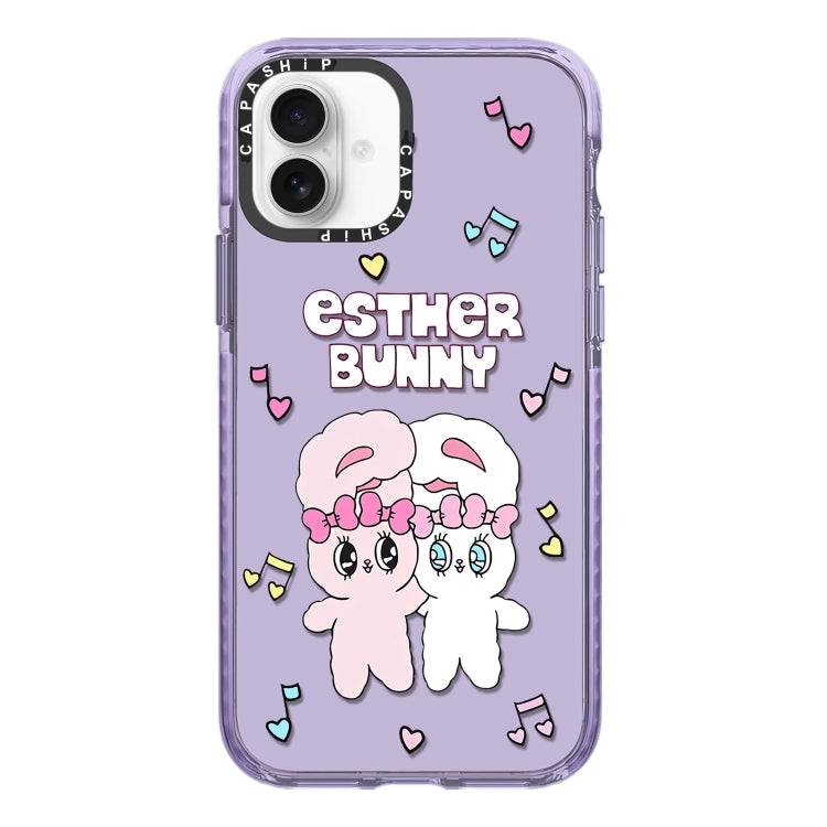 Simple Illustration Pattern Full Coverage Phone Case, For iPhone 16 Plus