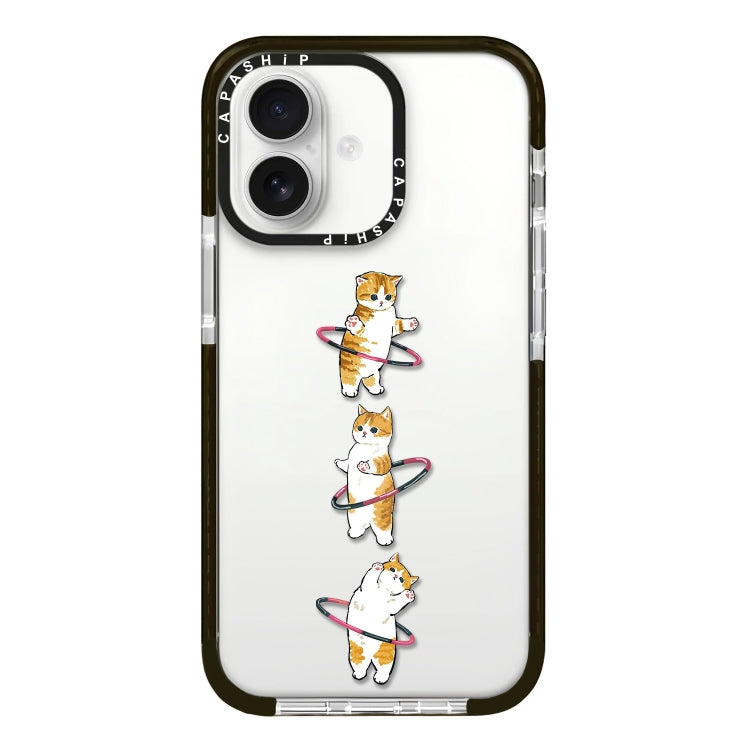 Simple Illustration Pattern Full Coverage Phone Case, For iPhone 16 Plus