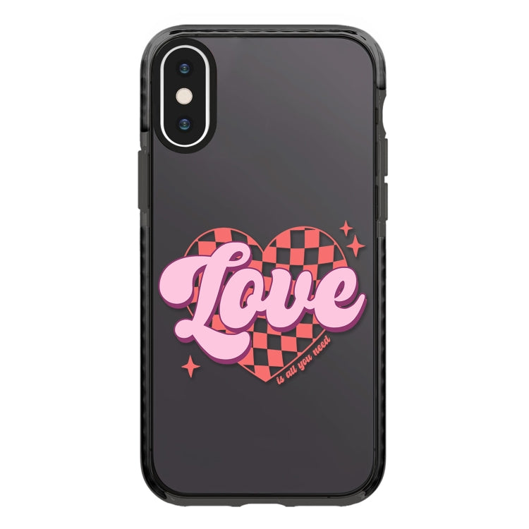 Simple Illustration Pattern Full Coverage Phone Case, For iPhone X / XS