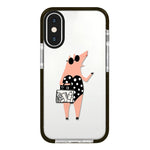 Simple Illustration Pattern Full Coverage Phone Case, For iPhone X / XS