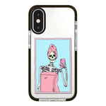 Simple Illustration Pattern Full Coverage Phone Case, For iPhone X / XS