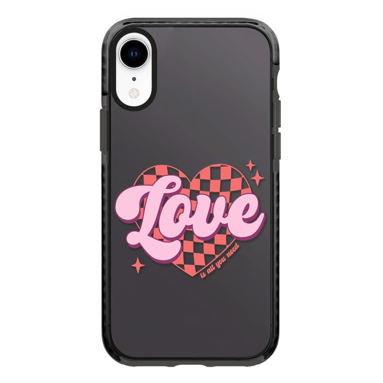 Simple Illustration Pattern Full Coverage Phone Case, For iPhone XR