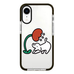 Simple Illustration Pattern Full Coverage Phone Case, For iPhone XR