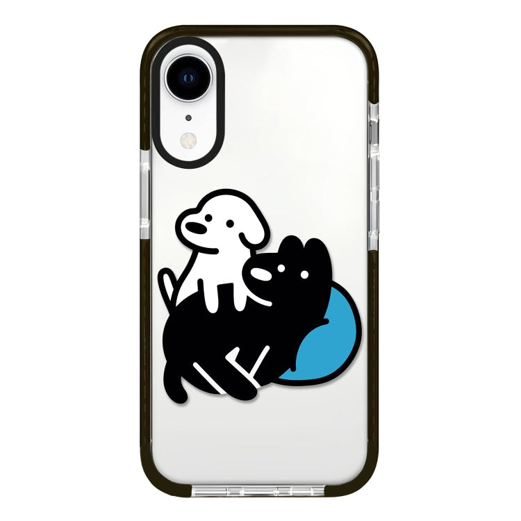 Simple Illustration Pattern Full Coverage Phone Case, For iPhone XR