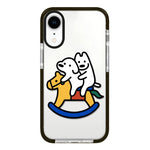 Simple Illustration Pattern Full Coverage Phone Case, For iPhone XR