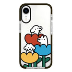 Simple Illustration Pattern Full Coverage Phone Case, For iPhone XR