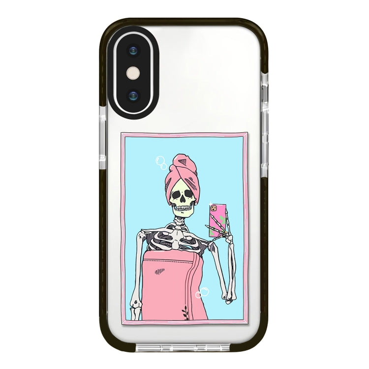 Simple Illustration Pattern Full Coverage Phone Case, For iPhone XS Max