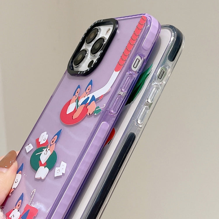 Simple Illustration Pattern Full Coverage Phone Case, For iPhone 11 Pro